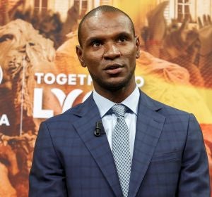 Eric Abidal, en un acto de presentación de la UEFA Eric Abidal, en un acto de presentación de la UEFA