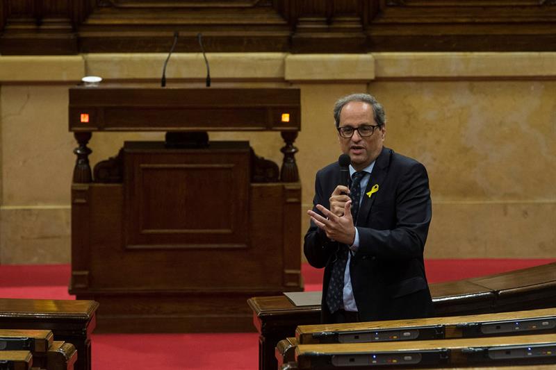 Torra hablará de "autodeterminación" con Sánchez, de quien espera diálogo Torra hablará de "autodeterminación" con Sánchez, de quien espera diálogo