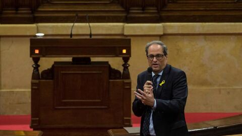 El presidente de la Generalitat, Quim Torra