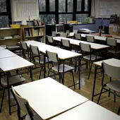 Un aula de un colegio Un aula de un colegio