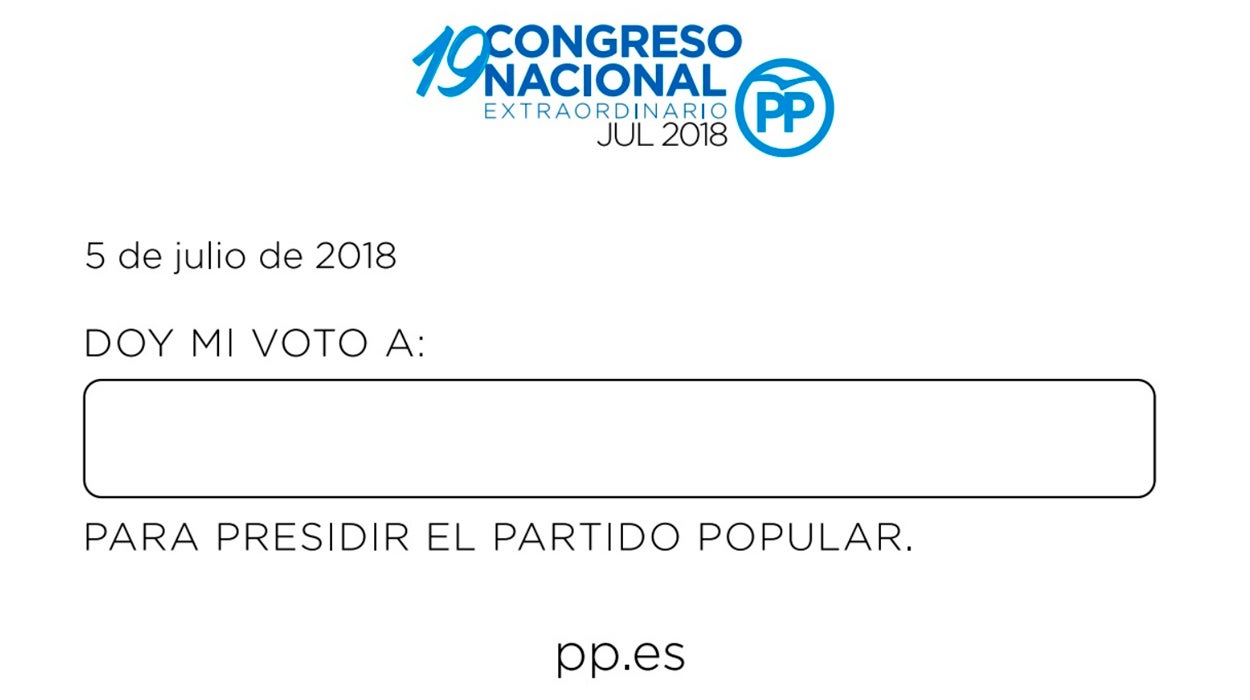Las primarias del PP, paso a paso: guía para no perderse Las primarias del PP, paso a paso: guía para no perderse
