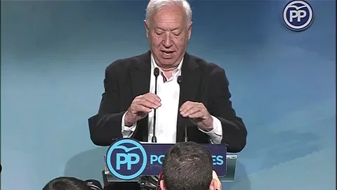 José Manuel García-Margallo: "Espero debate, que compitan los proyectos y gane el mejor" José Manuel García-Margallo: "Espero debate, que compitan los proyectos y gane el mejor"