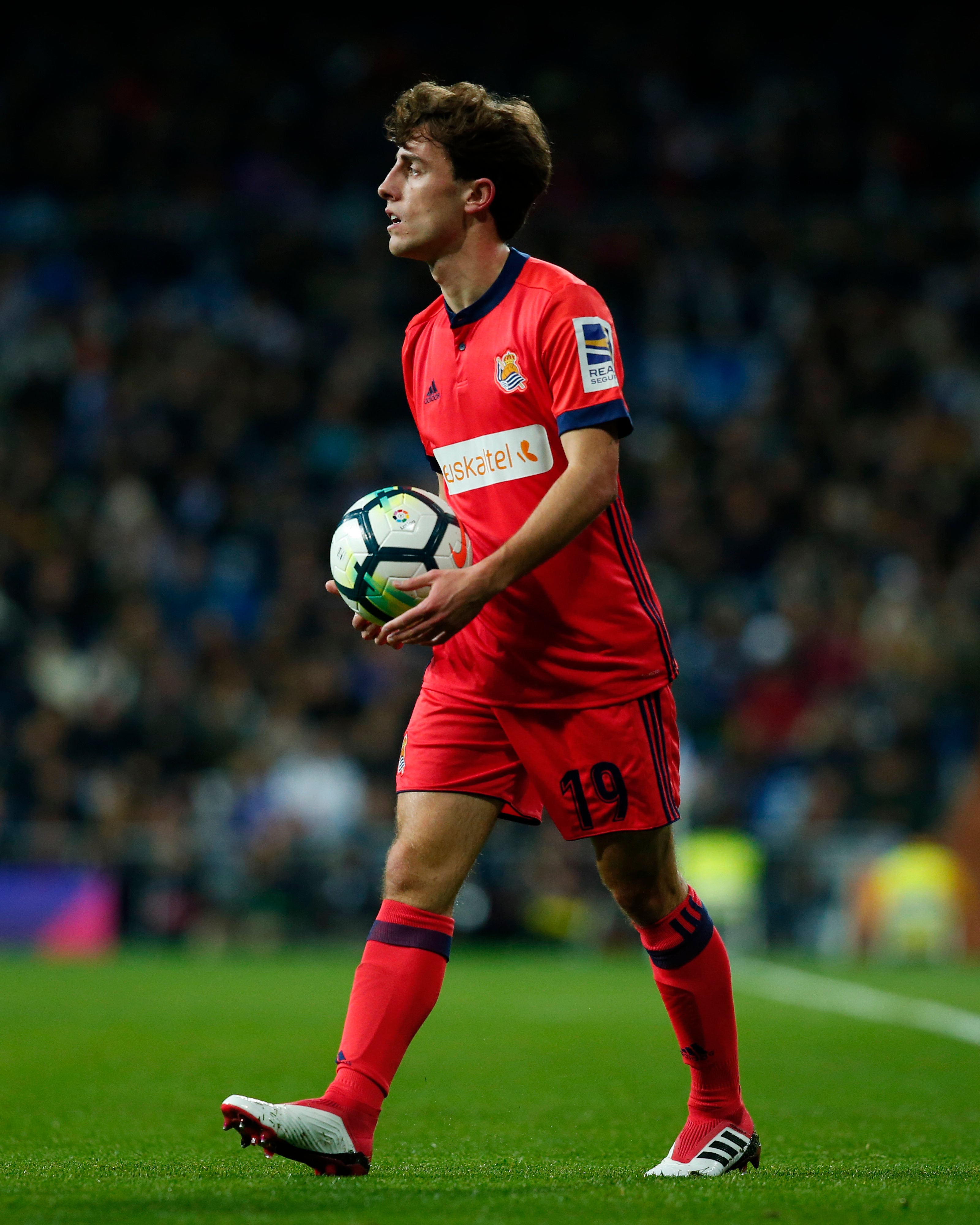 Así juega Odriozola: "Te garantiza 40 subidas por banda en un partido" Así juega Odriozola: "Te garantiza 40 subidas por banda en un partido"
