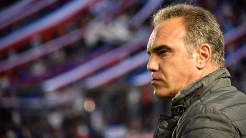 Martin Lasarte, entrenador de f&uacute;tbol. 