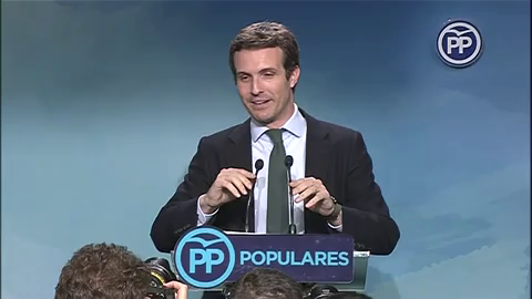 Pablo Casado sobre la segunda vuelta: "Tenemos unas normas que nos hemos dado y es positivo que las cumplamos" Pablo Casado sobre la segunda vuelta: "Tenemos unas normas que nos hemos dado y es positivo que las cumplamos"