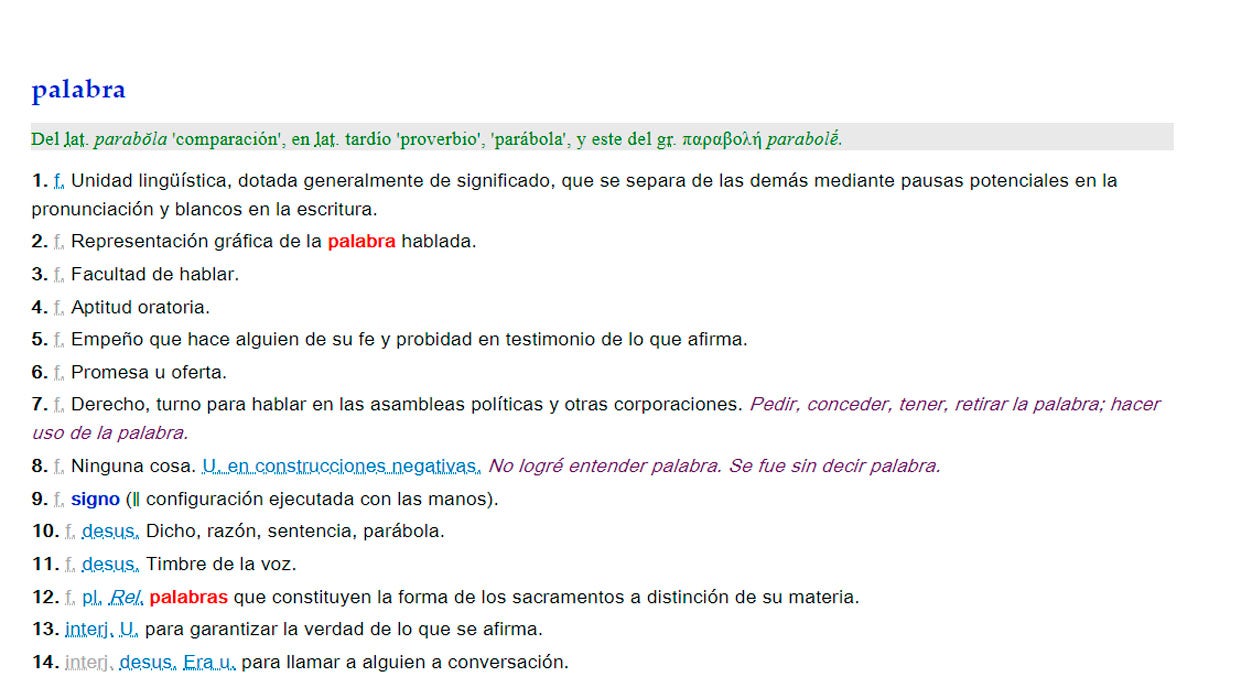 Palabras: desconocidas, inventadas y esperpénticas de los oyentes Palabras: desconocidas, inventadas y esperpénticas de los oyentes