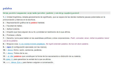 palabras