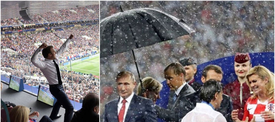 Macron y Putin, 'protagonistas' en la final Macron y Putin, 'protagonistas' en la final
