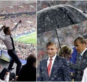 Macron y Putin, 'protagonistas' en la final Macron y Putin, 'protagonistas' en la final