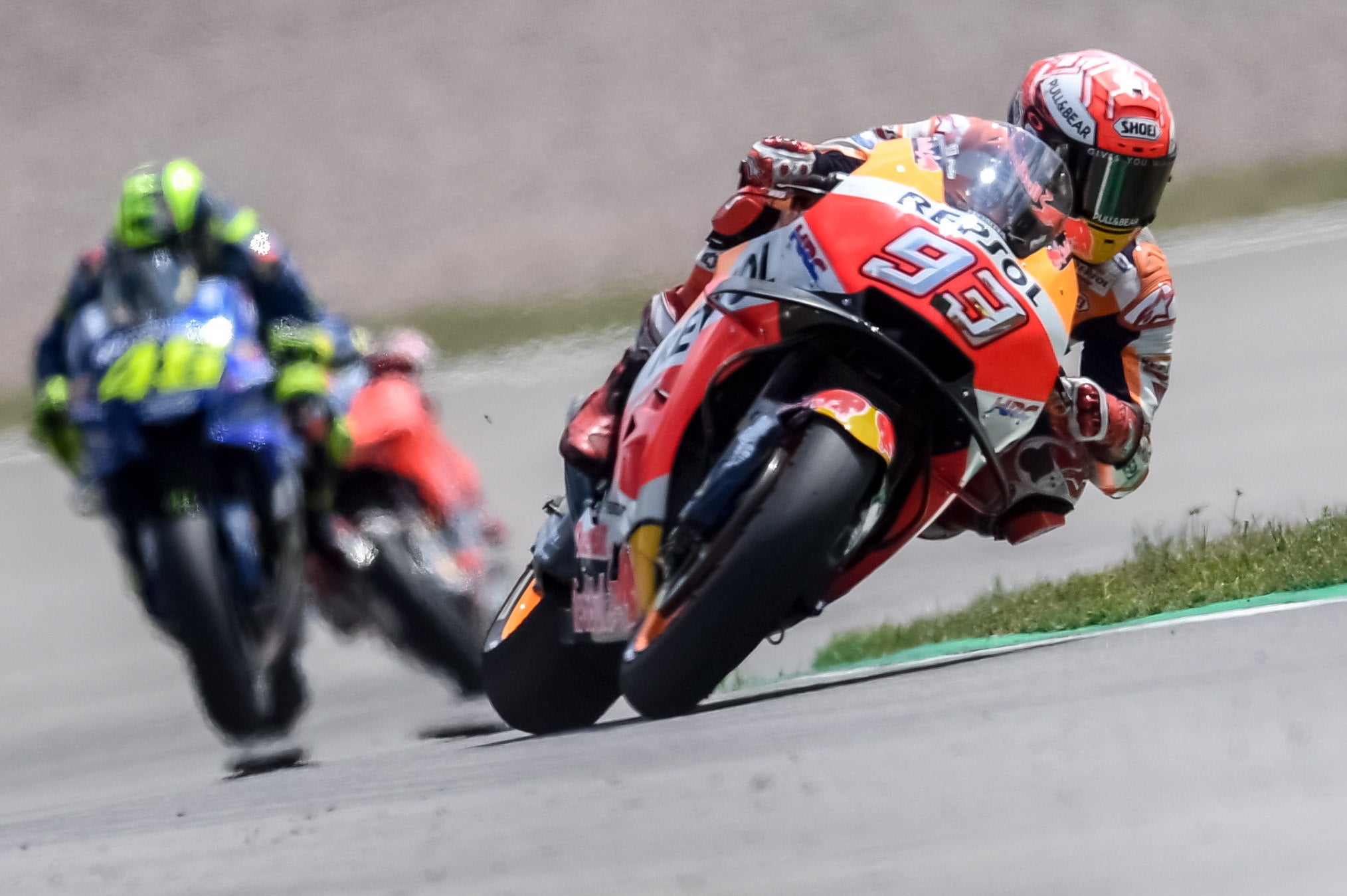 Victoria de Márquez en el GP de Alemania por delante de Rossi y Viñales Victoria de Márquez en el GP de Alemania por delante de Rossi y Viñales