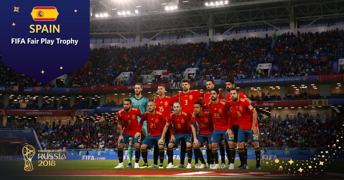 España, premiada en el Mundial: ganadora del trofeo 'Fair Play' España, premiada en el Mundial: ganadora del trofeo 'Fair Play'