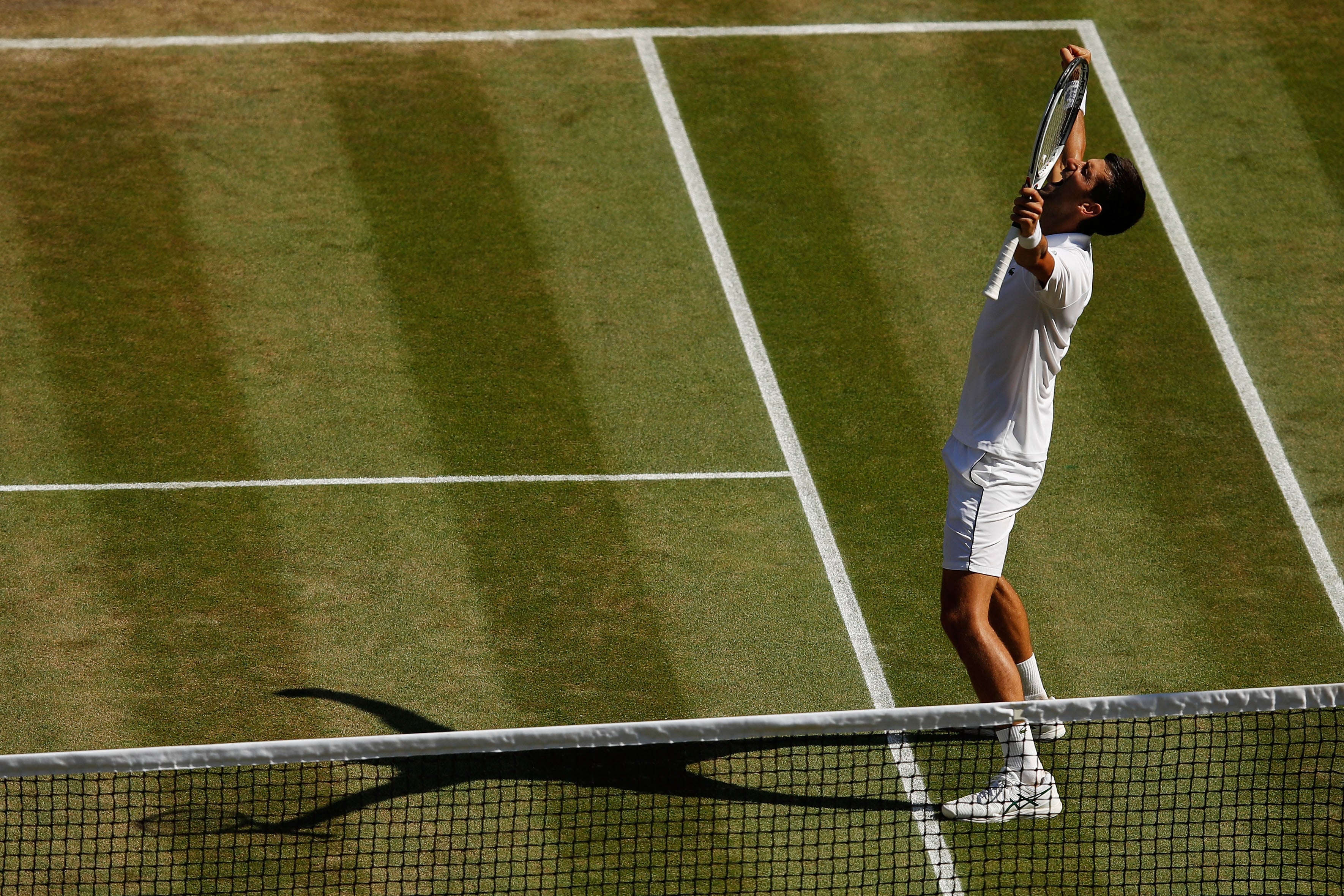 Djokovic, campeón de Wimbledon tras superar a Kevin Anderson en tres sets Djokovic, campeón de Wimbledon tras superar a Kevin Anderson en tres sets