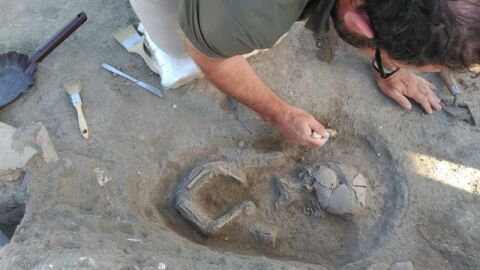 Equipo arqueol&oacute;gico que ha estado trabajando Villa Romana