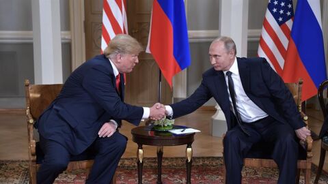 Donald Trump y Vlad&iacute;mir Putin