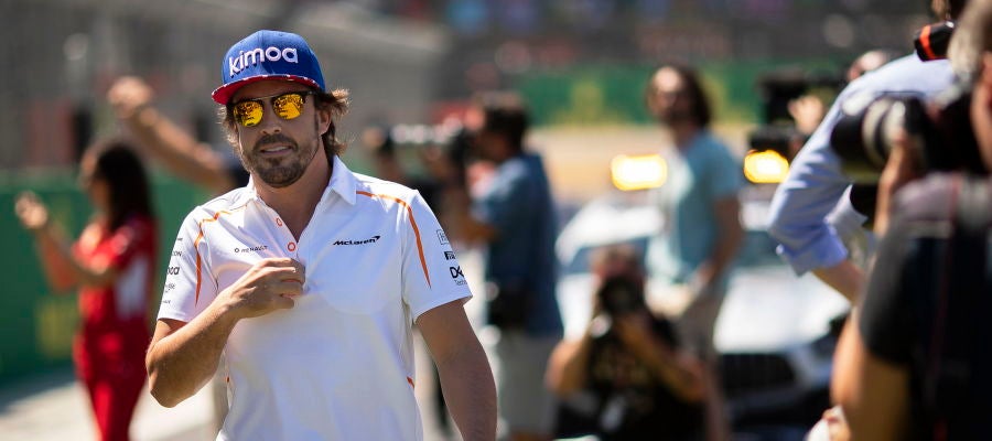 Fernando Alonso, en Silverstone Fernando Alonso, en Silverstone