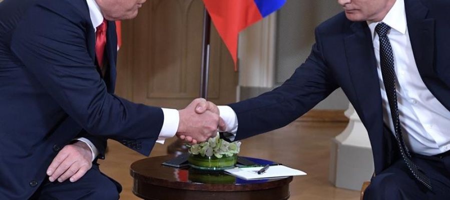 Los presidentes de EE.UU, Donald Trump y de Rusia, Vladímir Putin Los presidentes de EE.UU, Donald Trump y de Rusia, Vladímir Putin