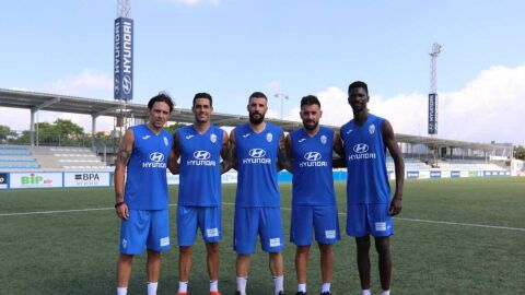 Primera sesi&oacute;n de entrenamiento en Son Malferit.