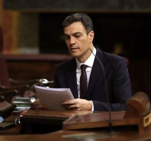 Pedro Sánchez en el Congreso Pedro Sánchez en el Congreso