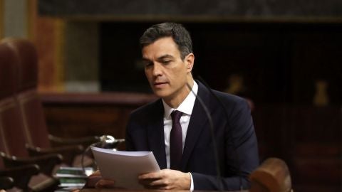 Pedro S&aacute;nchez en el Congreso