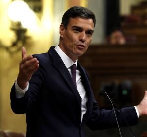 Pedro Sánchez en el Congreso Pedro Sánchez en el Congreso