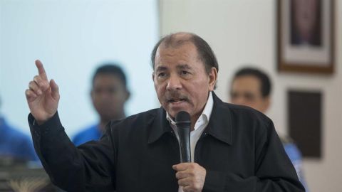 El presidente de Nicaragua, Daniel Ortega