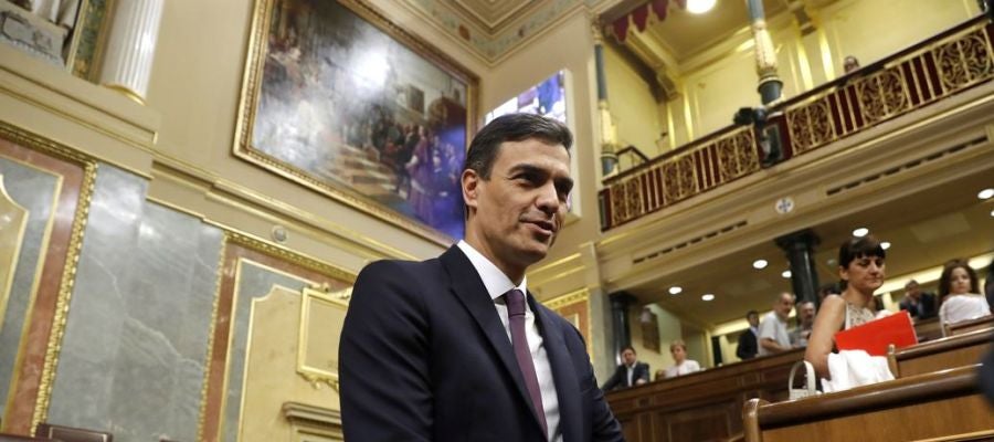Pedro Sánchez en el Congreso Pedro Sánchez en el Congreso