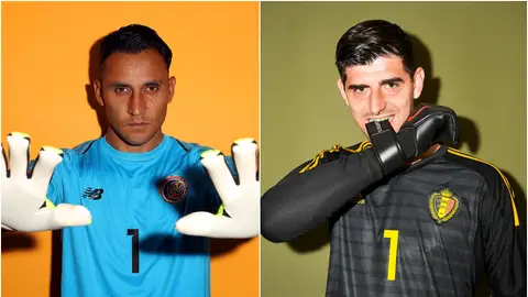 Keylor Navas y Courtois Keylor Navas y Courtois