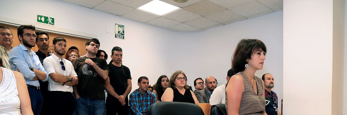 "Confío en una sentencia absolutoria" "Confío en una sentencia absolutoria"