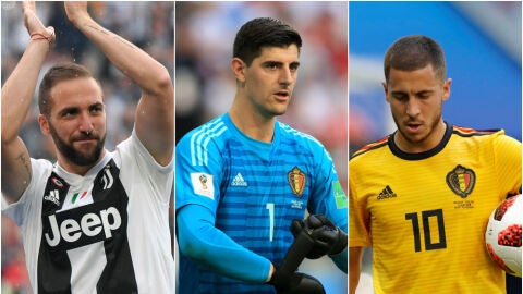 &iquest;Operaci&oacute;n que implica a Higua&iacute;n, Courtois y Hazard?