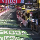 Geraint Thomas entra a meta Geraint Thomas entra a meta