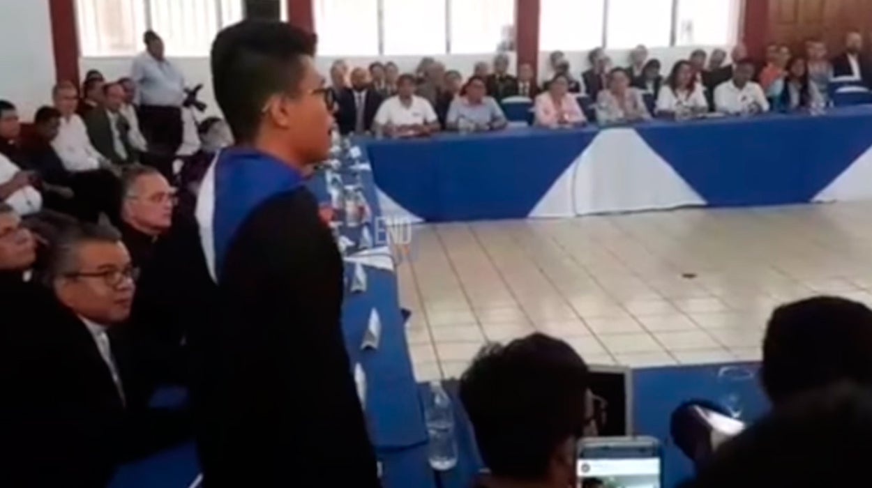 Lesther, el joven que silenció al presidente de Nicaragua: "Nosotros hemos puesto los muertos" Lesther, el joven que silenció al presidente de Nicaragua: "Nosotros hemos puesto los muertos"