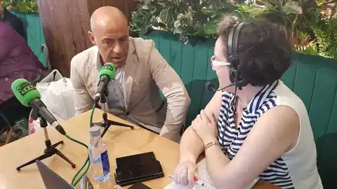 Alex López y Ana Fierro Programa desde el "Nani & Co"