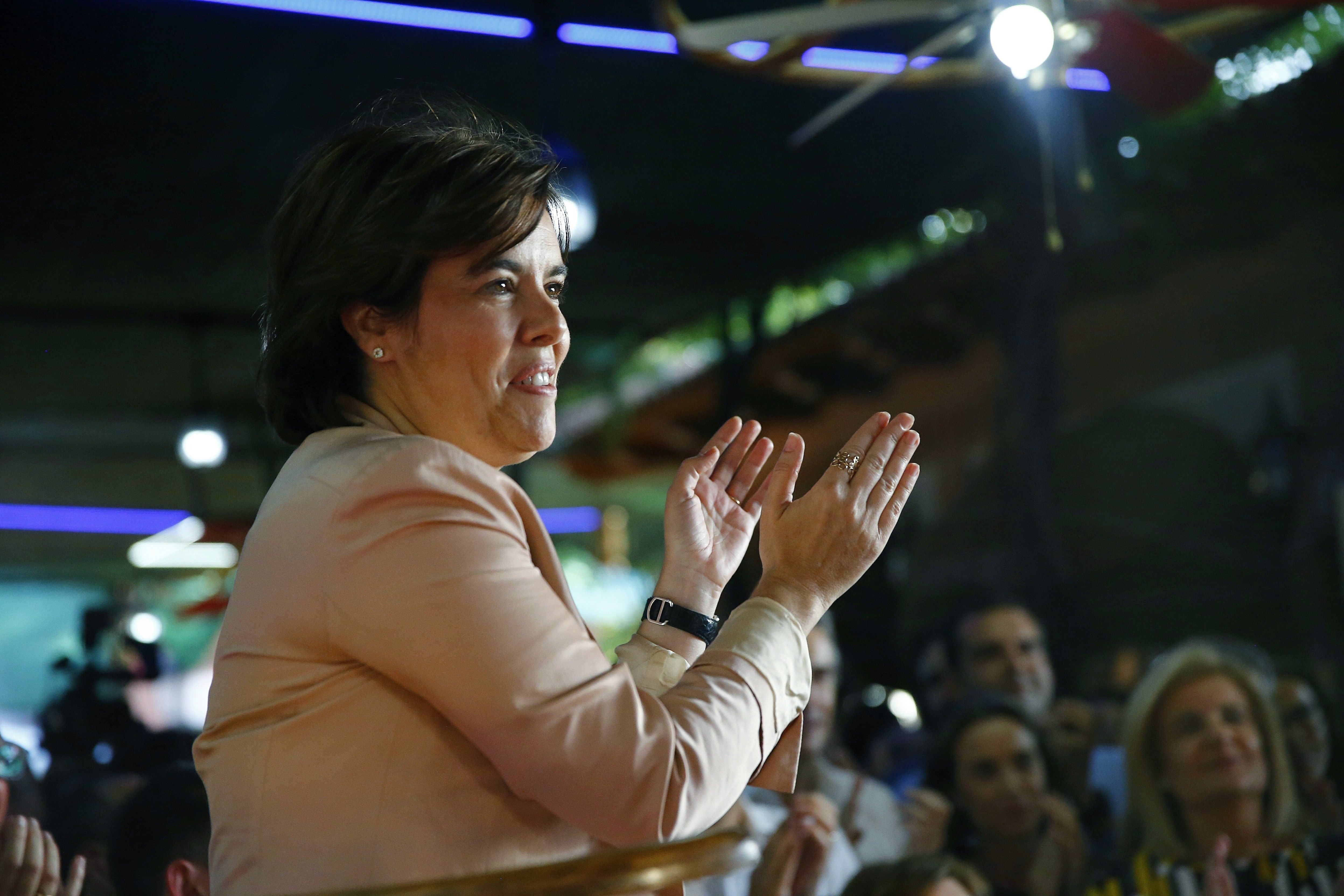 Santamaría: "Toca reforzar el PP que Rajoy nos entrega" Santamaría: "Toca reforzar el PP que Rajoy nos entrega"
