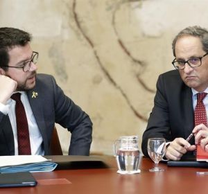 Quim Torra y Pere Aragonès Quim Torra y Pere Aragonès