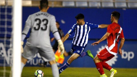 El Lorca, durante un partido de la pasada temporada