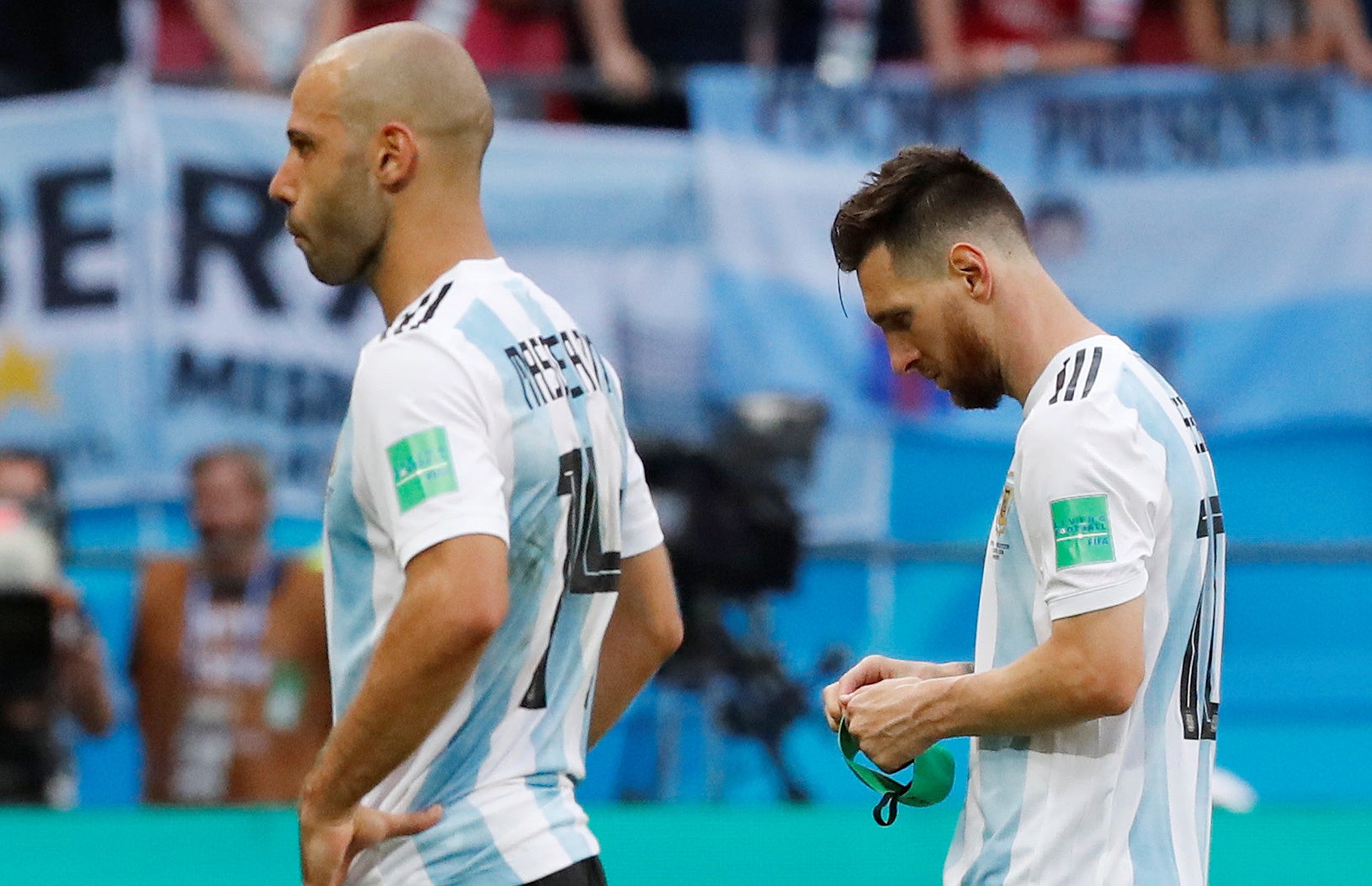 Sale a la luz la tensa charla entre los jugadores de Argentina y Sampaoli: "Ya no confiamos en vos" Sale a la luz la tensa charla entre los jugadores de Argentina y Sampaoli: "Ya no confiamos en vos"