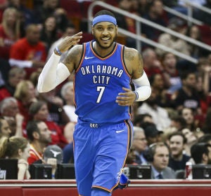 Carmelo Anthony, con los Thunder Carmelo Anthony, con los Thunder