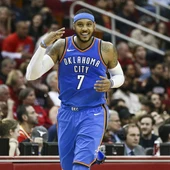 Carmelo Anthony, con los Thunder Carmelo Anthony, con los Thunder