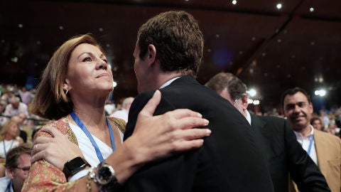 Mar&iacute;a Dolores de Cospedal y Pablo Casado