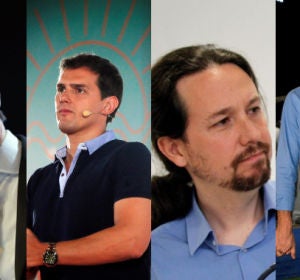 Pablo Casado, Albert Rivera, Pablo Iglesias y Pedro Sánchez Pablo Casado, Albert Rivera, Pablo Iglesias y Pedro Sánchez
