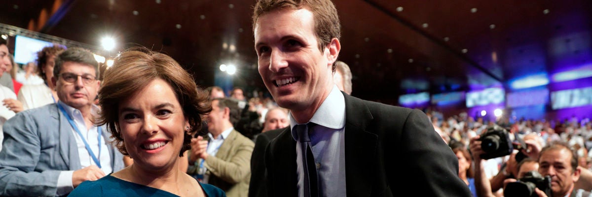 Soraya Sáenz de Santamaría y Pablo Casado Soraya Sáenz de Santamaría y Pablo Casado