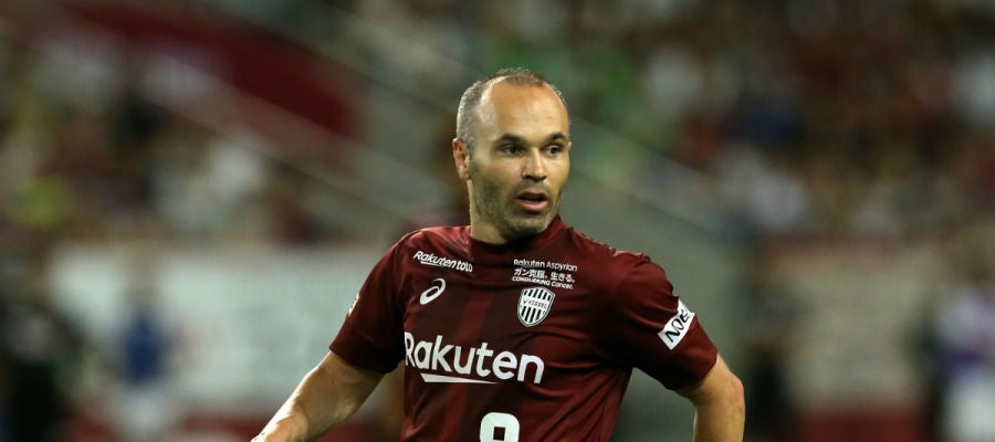 Andrés Iniesta, con el Vissel Kobe Andrés Iniesta, con el Vissel Kobe