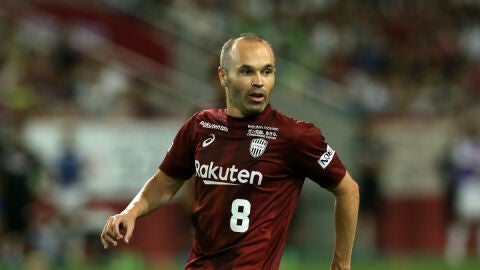 Andr&eacute;s Iniesta, con el Vissel Kobe