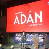 Antonio Adán, en su presentación con el Atlético Antonio Adán, en su presentación con el Atlético