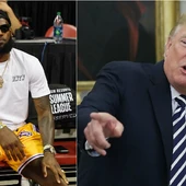 LeBron James y Donald Trump LeBron James y Donald Trump