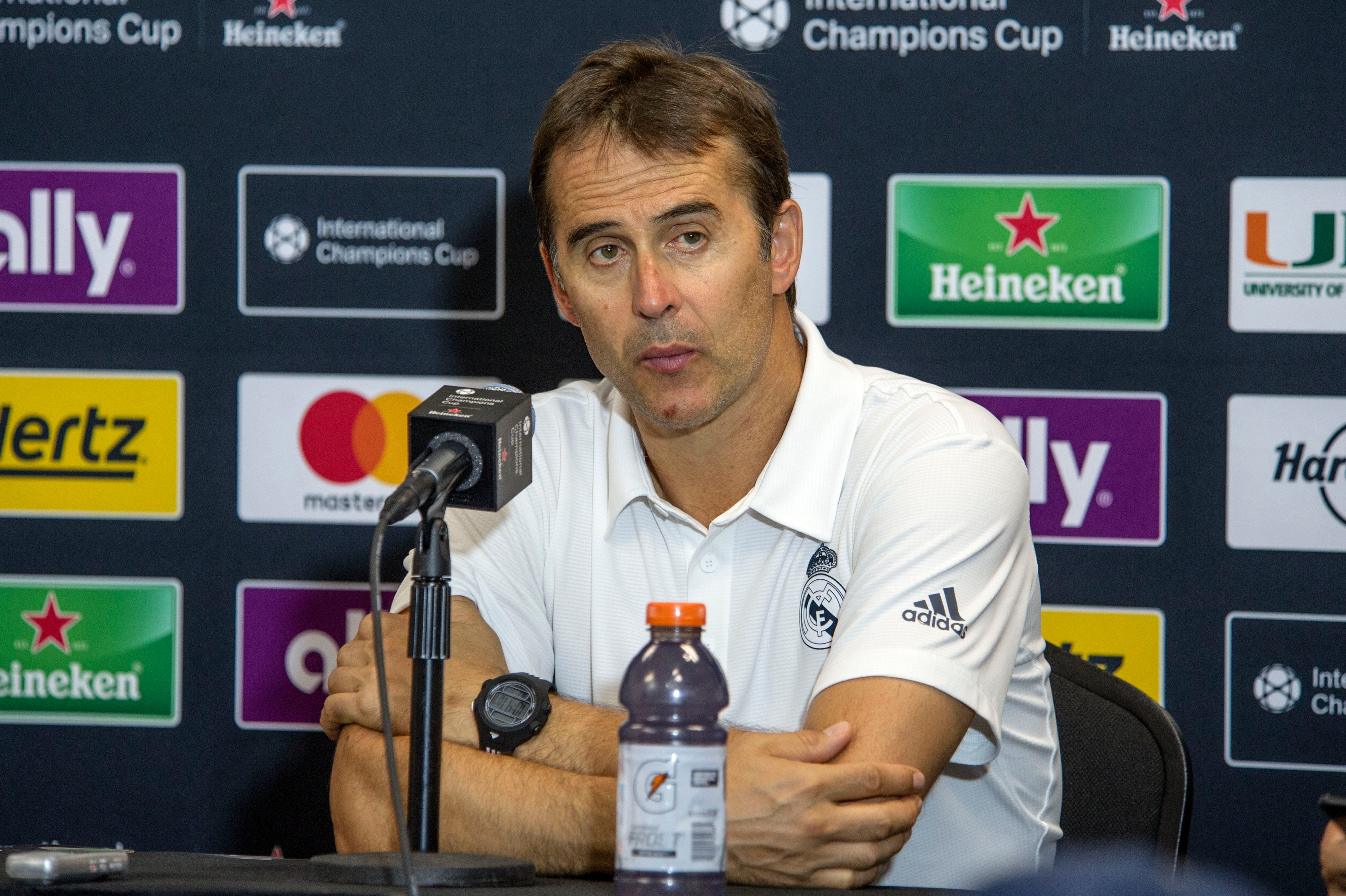 Lopetegui confía en su plantilla: "Estamos encantados con el equipo que tenemos" Lopetegui confía en su plantilla: "Estamos encantados con el equipo que tenemos"