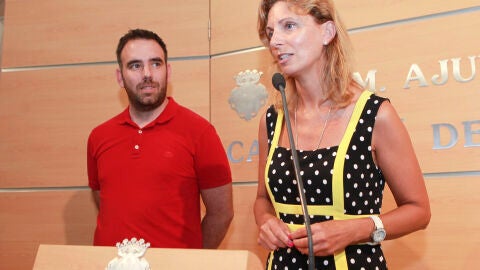 La alcaldesa de Castell&oacute;n, Amparo Marco y el concejal de movilidad, Rafa Sim&oacute;.