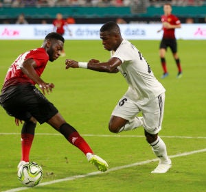 Vinicius, en acción ante el United de Mourinho Vinicius, en acción ante el United de Mourinho