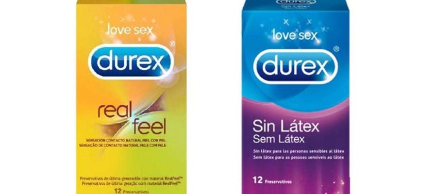 Los productos de Durex afectados Los productos de Durex afectados