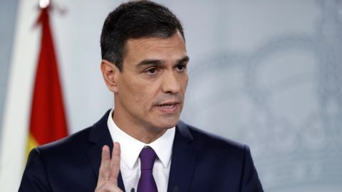 El presidente del Gobierno, Pedro S&aacute;nchez